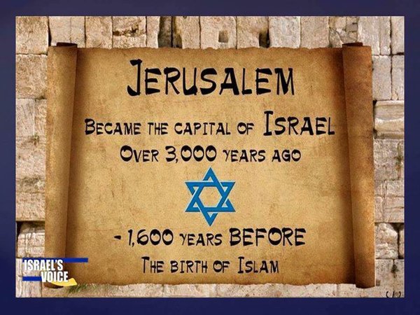 Jerusalem became the capitol of Israel