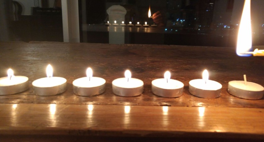 Die 7. Kerze der 7. Menora für das 7. Millennium